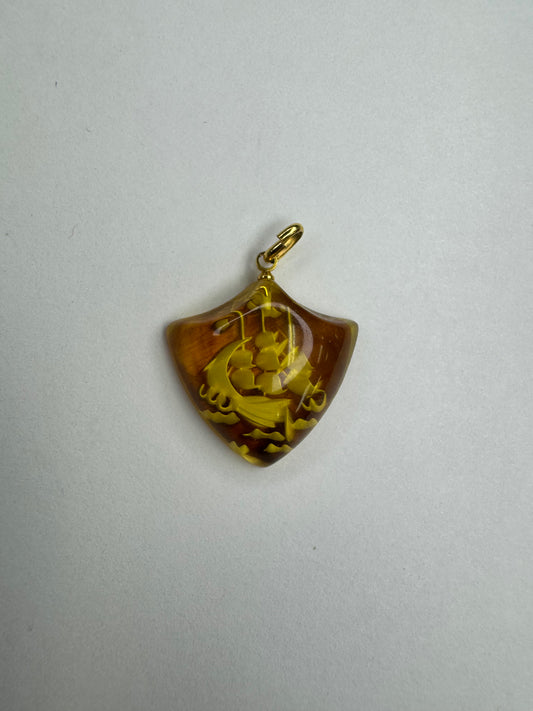 Small Amber Pendant